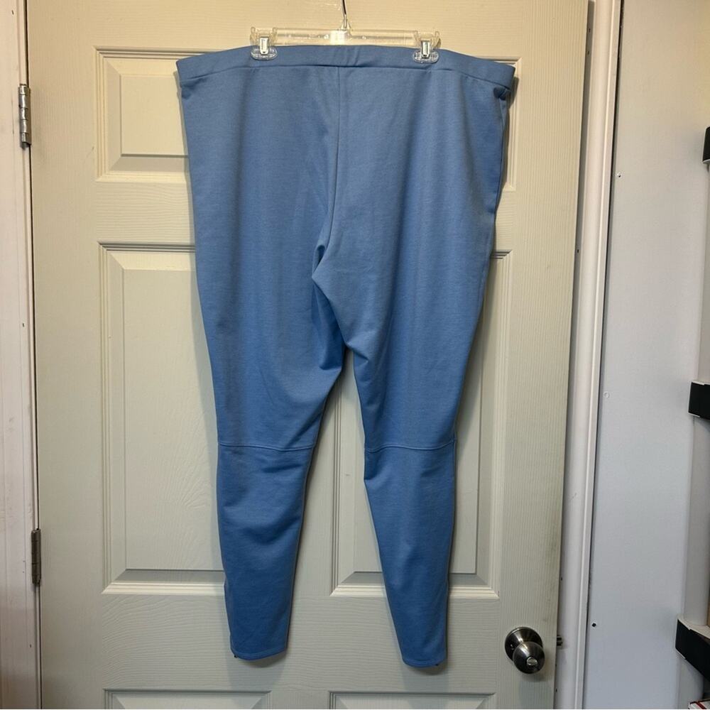 Serena Williams Signature Blue Pink Joggers Lounge Pants Zip Ankle Comfort 3X - Picture 6 of 9